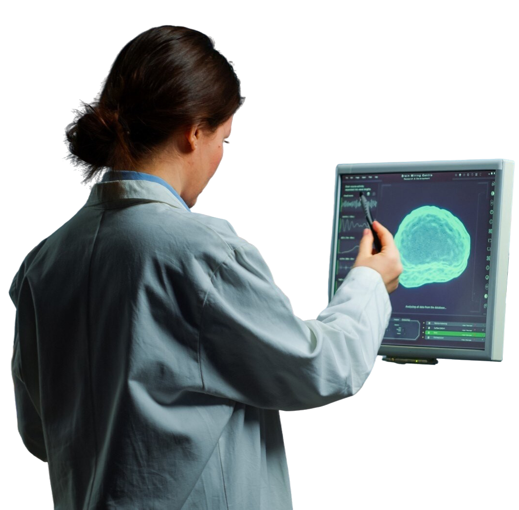 Doctor Reviewing Brain Scans SDDM Hospital
